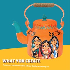 Make Your Own Kalighat Painting Kettle