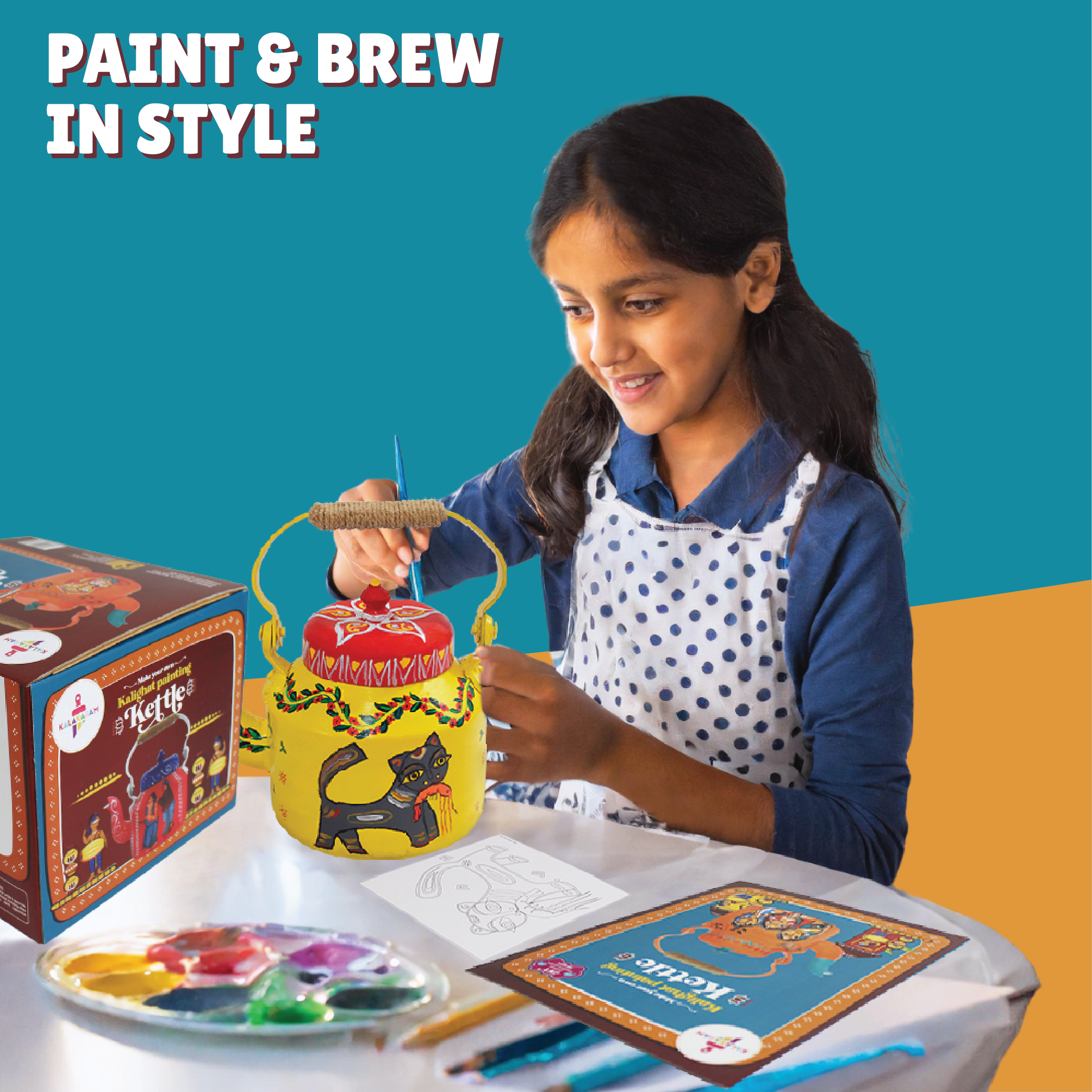 Make Your Own Kalighat Painting Kettle