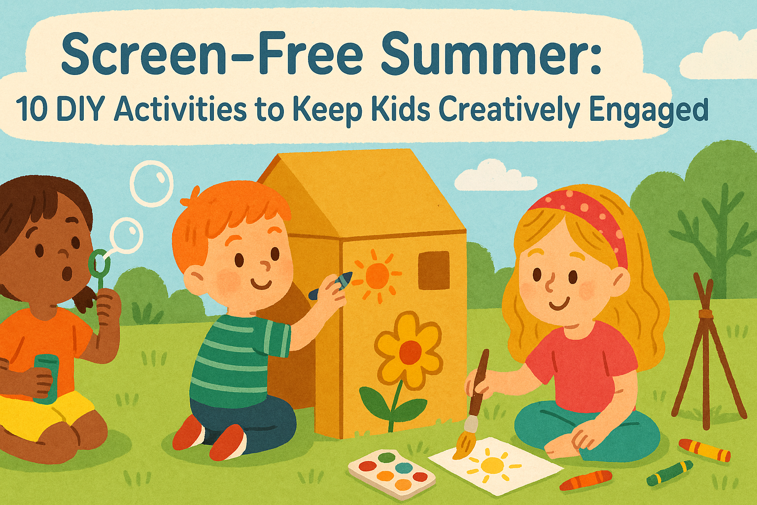 Screen-Free Summer: 10 DIY Activities to Keep Kids Creatively Engaged