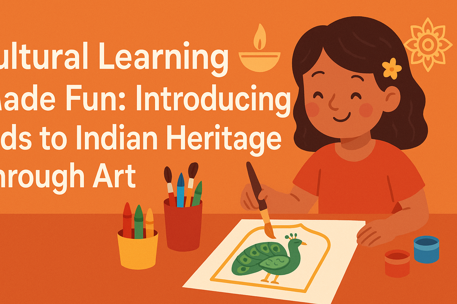 Cultural Learning Made Fun: Introducing Kids to Indian Heritage Through Art