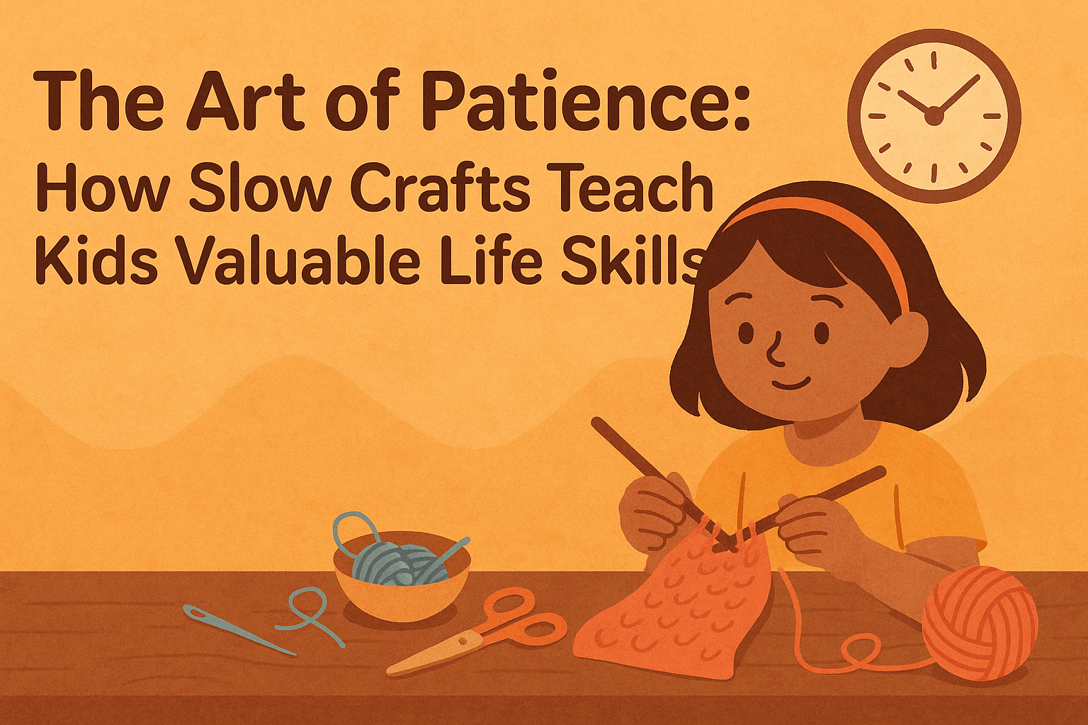 The Art of Patience: How Slow Crafts Teach Kids Valuable Life Skills
