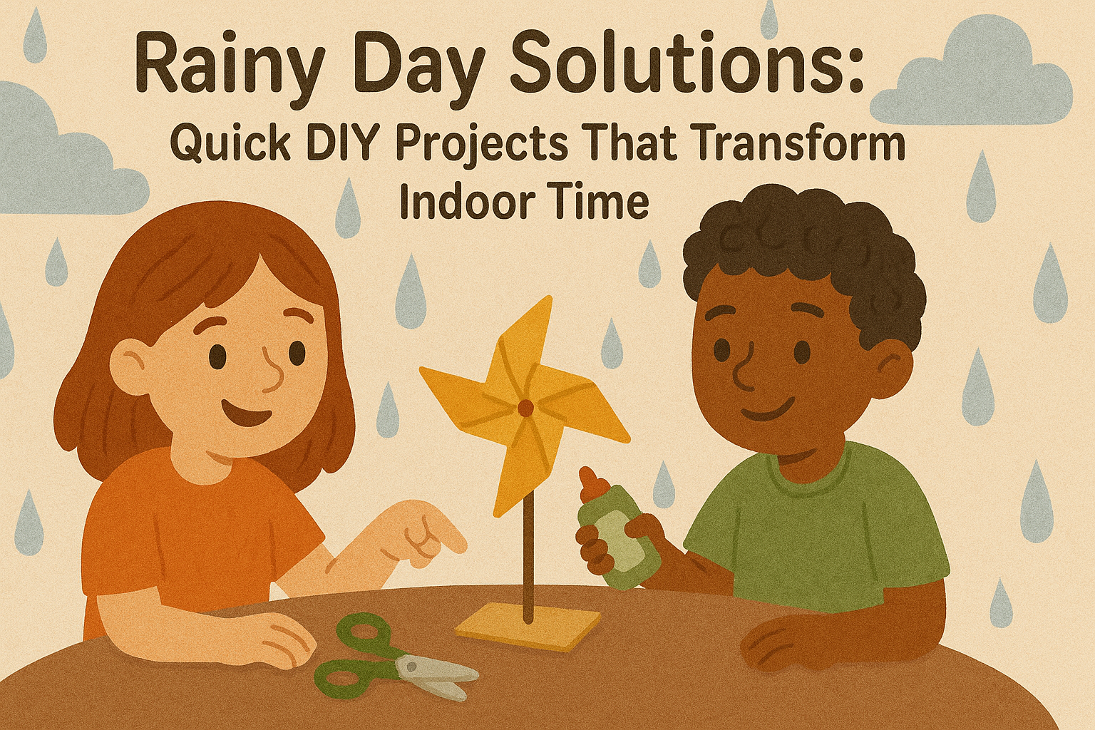 Rainy Day Solutions: Quick DIY Projects That Transform Indoor Time