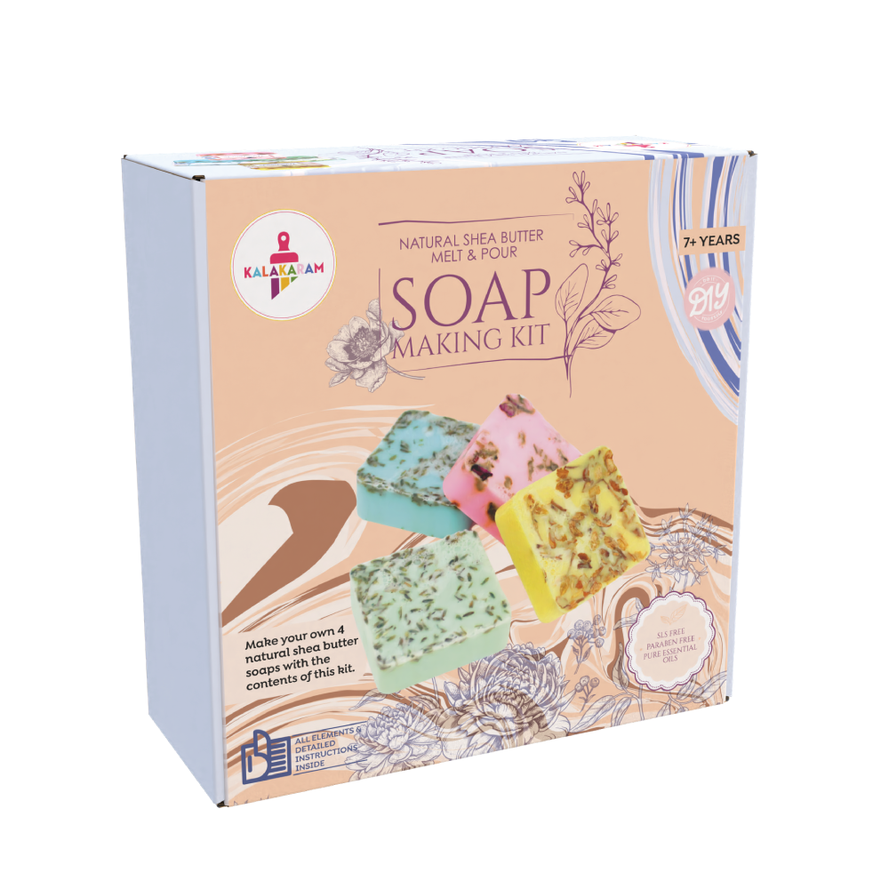 Shea Butter Soap Making Kit | Natural Ingredients | DIY Bath & Body | Age: 8-12 Years