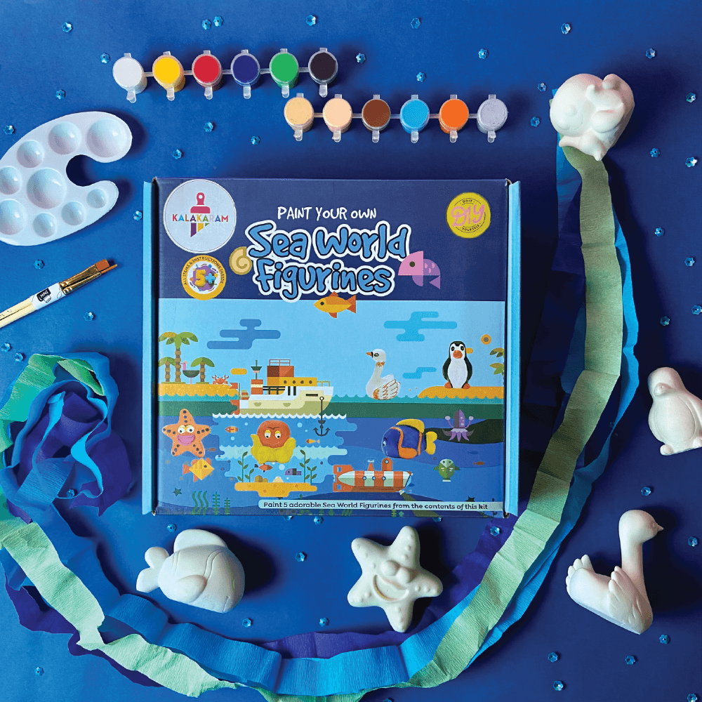 Sea World Figurines Painting Kit - Kalakaram
