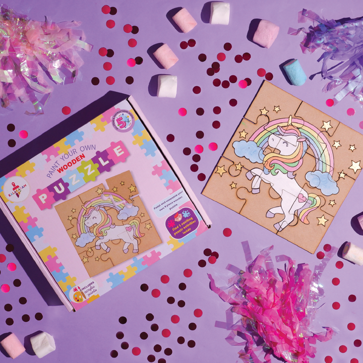 Unicorn Puzzle Painting Kit