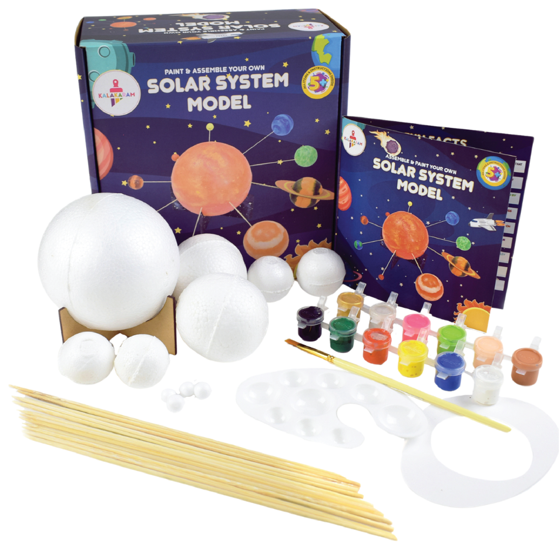 The Cosmic Explorer Combo - Solar System Making + Drawstring Bag Painting Kits