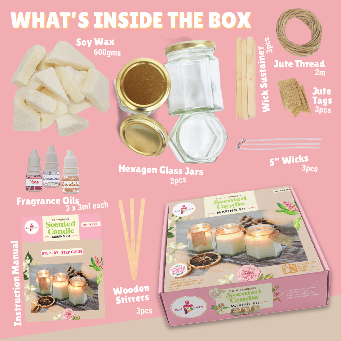 Scented Jar Candle Making Kit