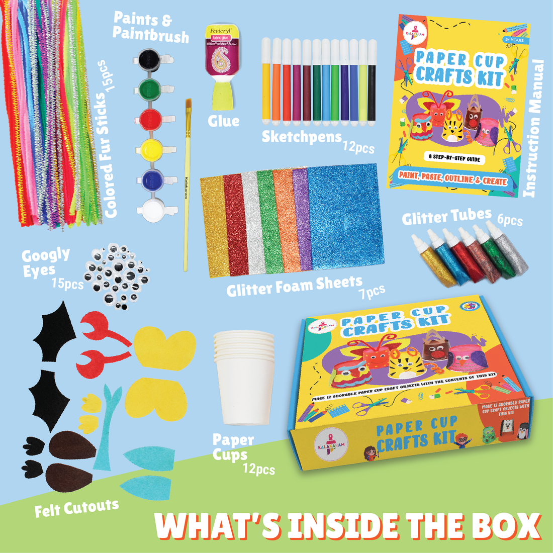 Paper Cup Crafts Kit