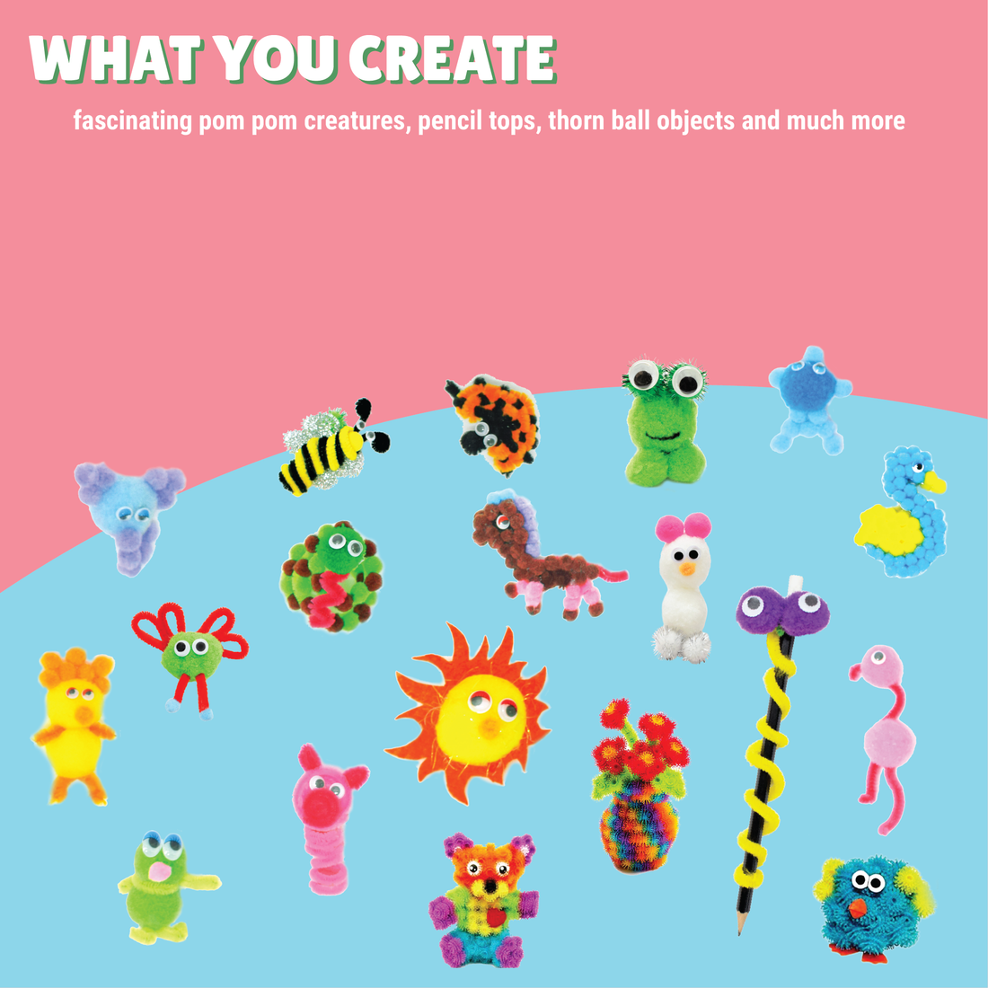 Pom Pom Crafts Kit