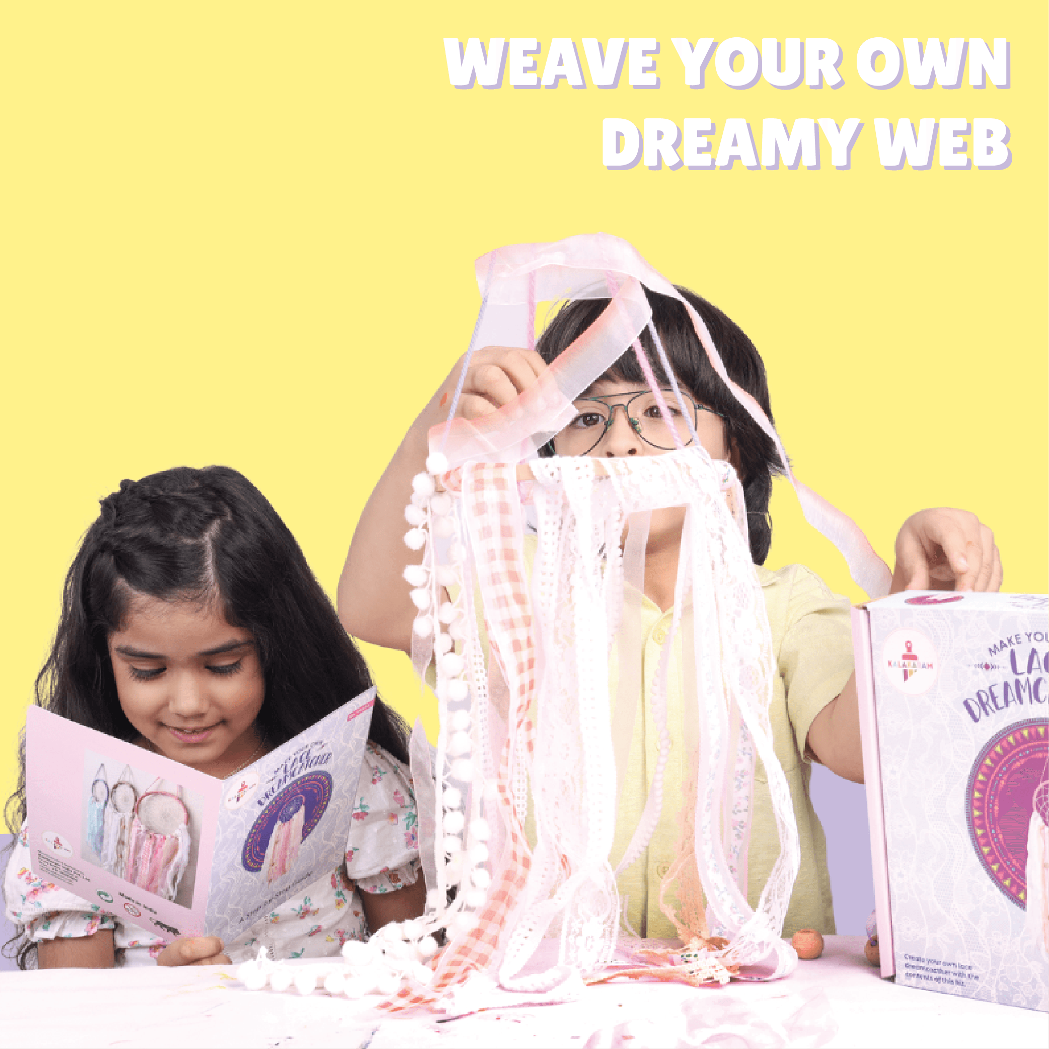 Lace Dreamcatcher Making Kit - Kalakaram