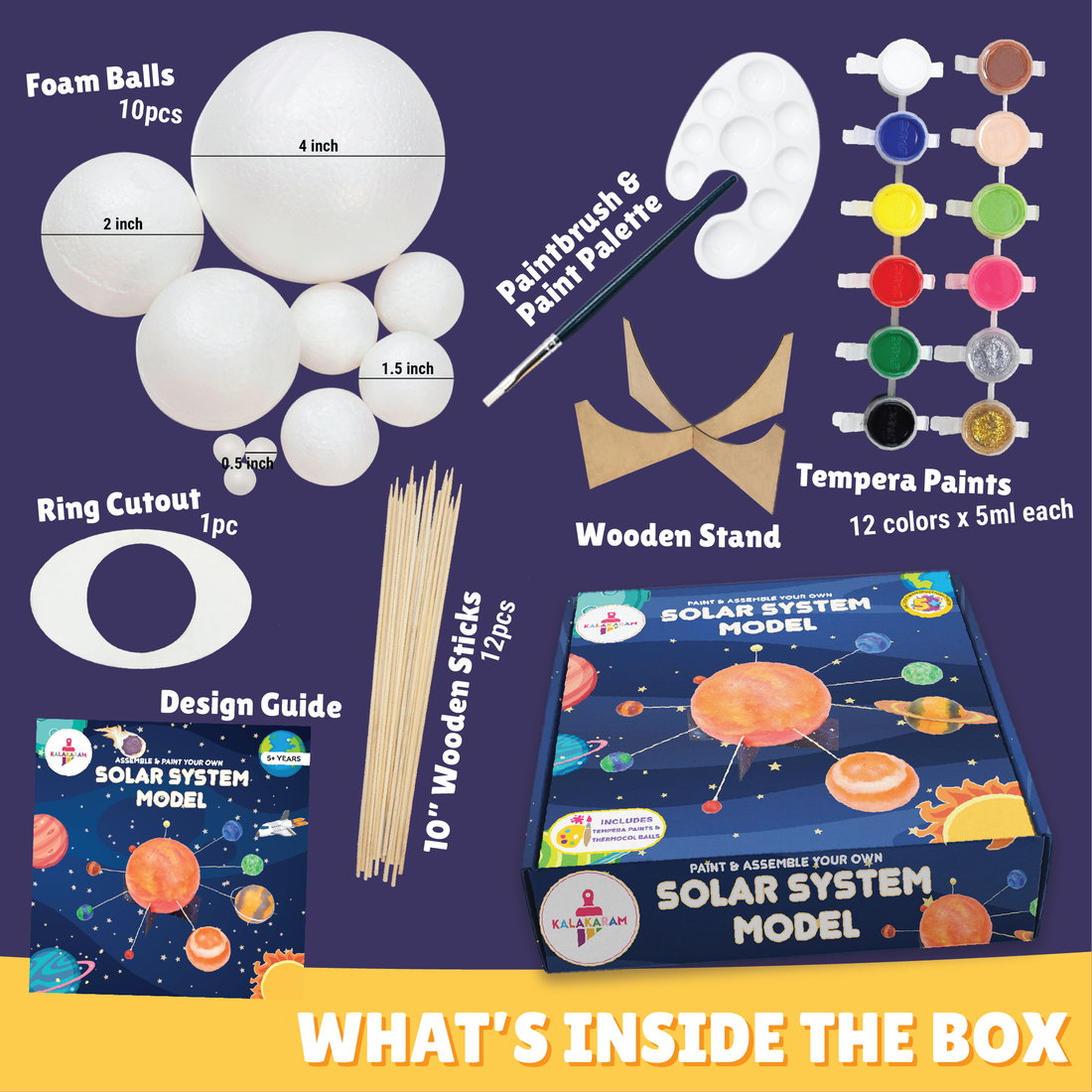 The Cosmic Explorer Combo - Solar System Making + Drawstring Bag Painting Kits