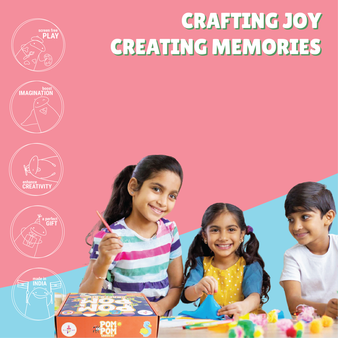 Pom Pom Crafts Kit