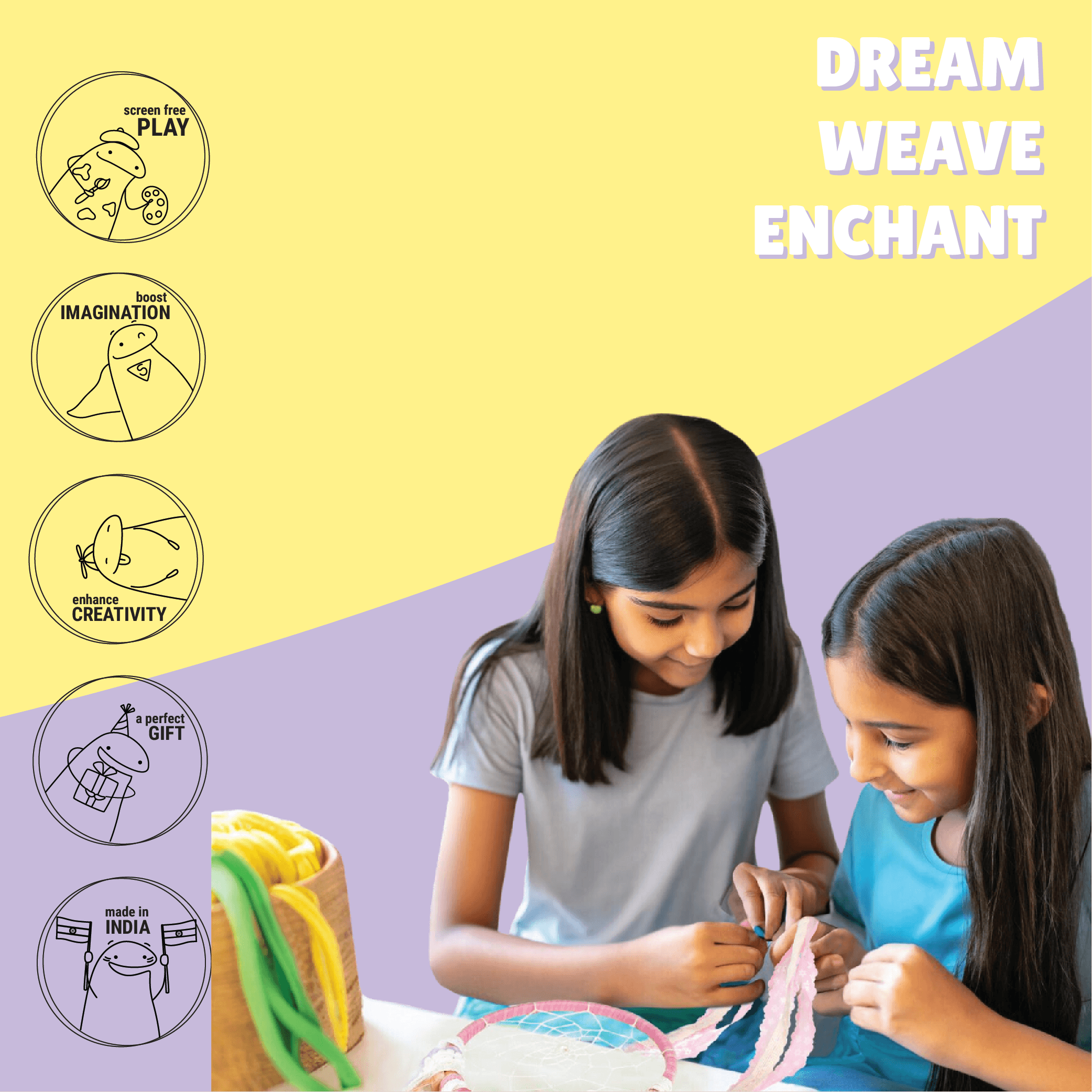 Lace Dreamcatcher Making Kit - Kalakaram