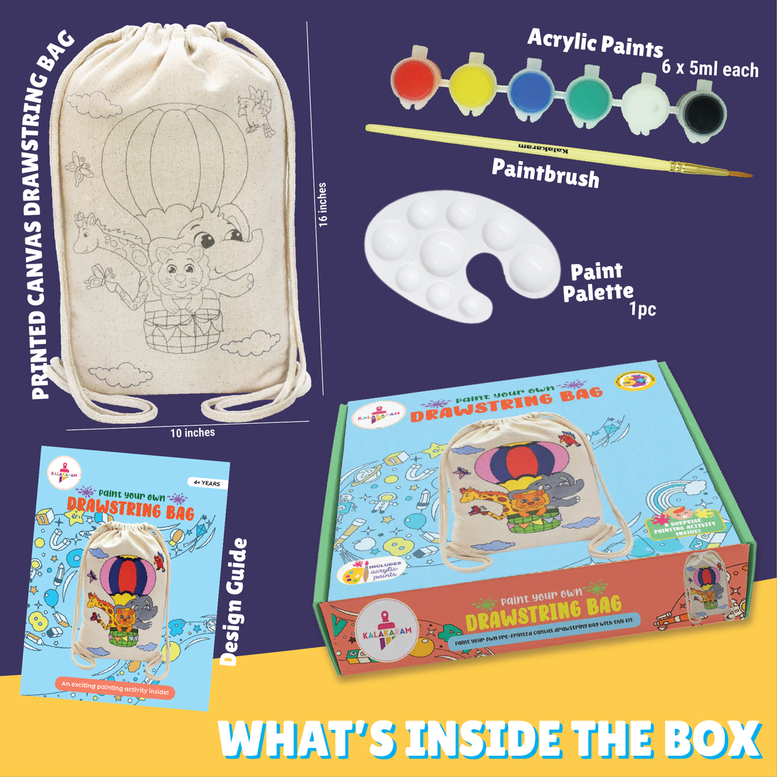 The Cosmic Explorer Combo - Solar System Making + Drawstring Bag Painting Kits