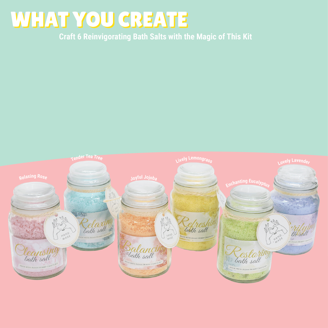 The Self-Care Serenity Combo - Lip Balm + Bath Salt Making Kits