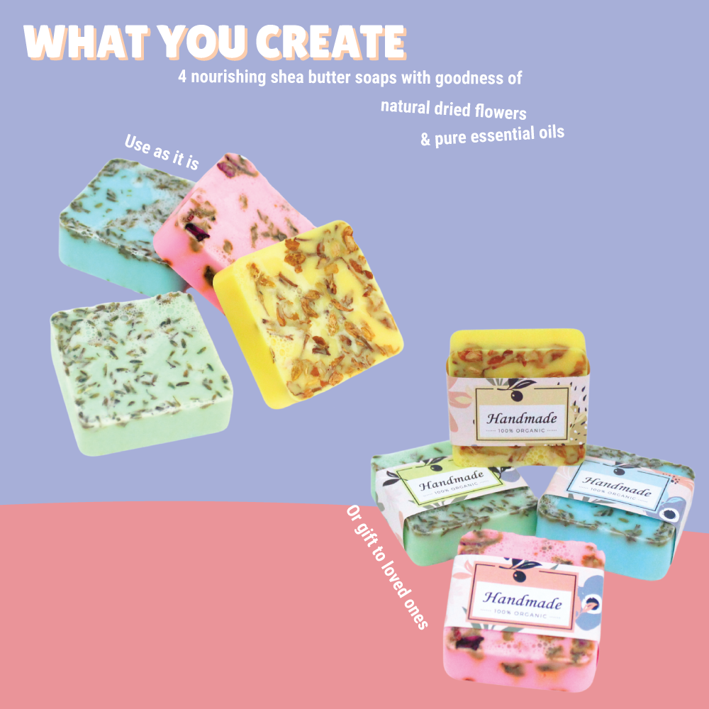 Shea Butter Soap Making Kit | Natural Ingredients | DIY Bath & Body | Age: 8-12 Years