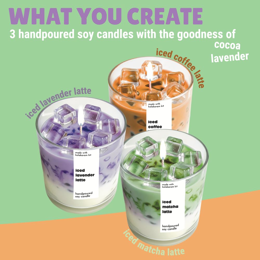 Latte Candle Making Kit | Aromatic Candles | Creative Fun | Age: 9-12 Years