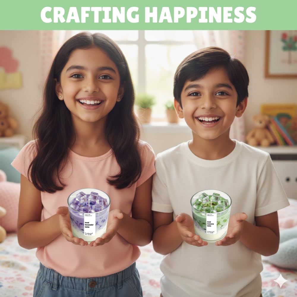 Latte Candle Making Kit | Aromatic Candles | Creative Fun | Age: 9-12 Years