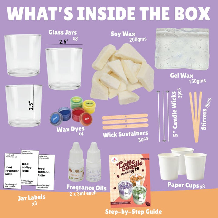 Latte Candle Making Kit | Aromatic Candles | Creative Fun | Age: 9-12 Years