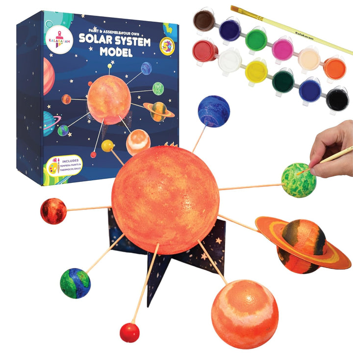 The Cosmic Explorer Combo - Solar System Making + Drawstring Bag Painting Kits