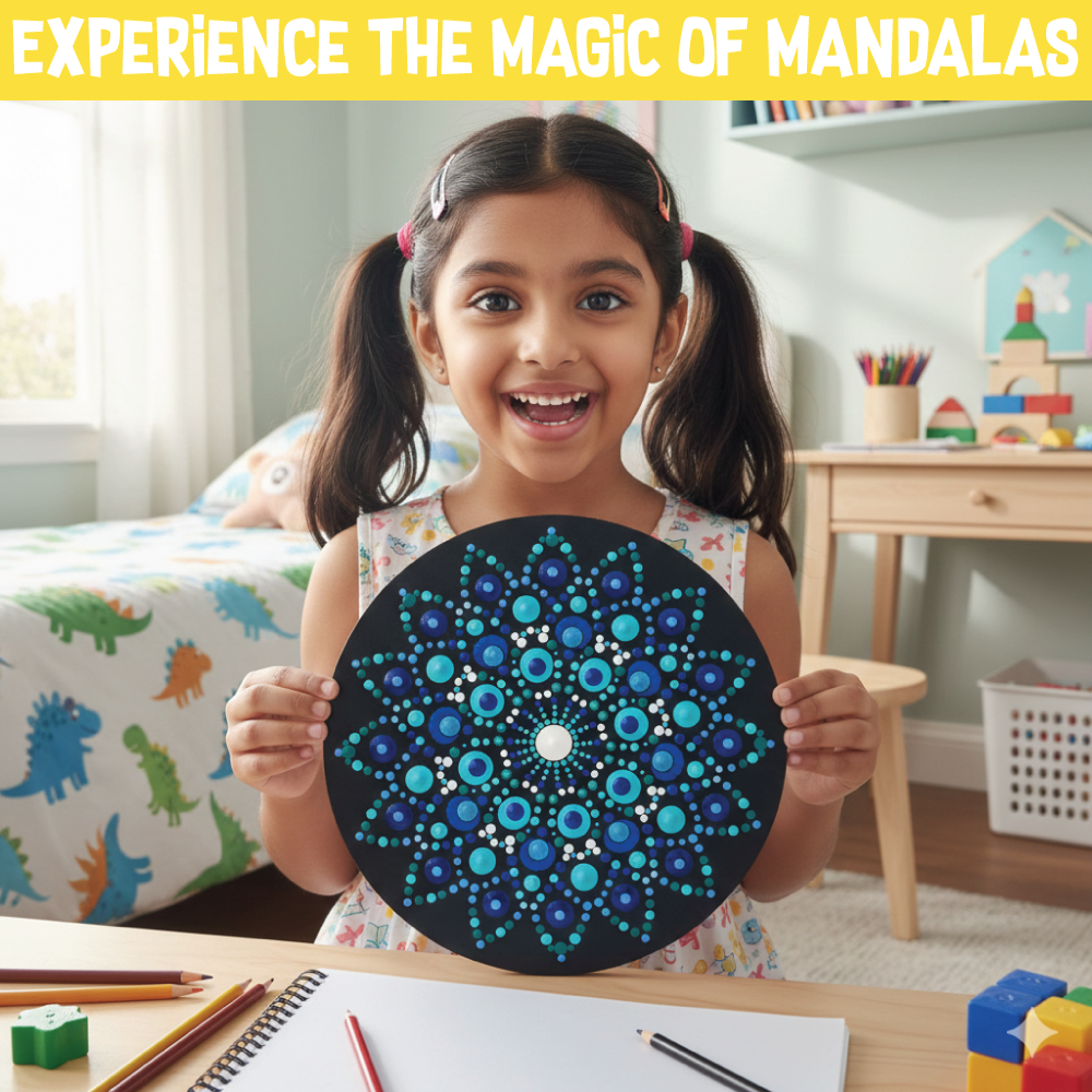 Mandala Dotting Art Kit | DIY Painting Set |  Artistic Expression | Ages: 7+ Years