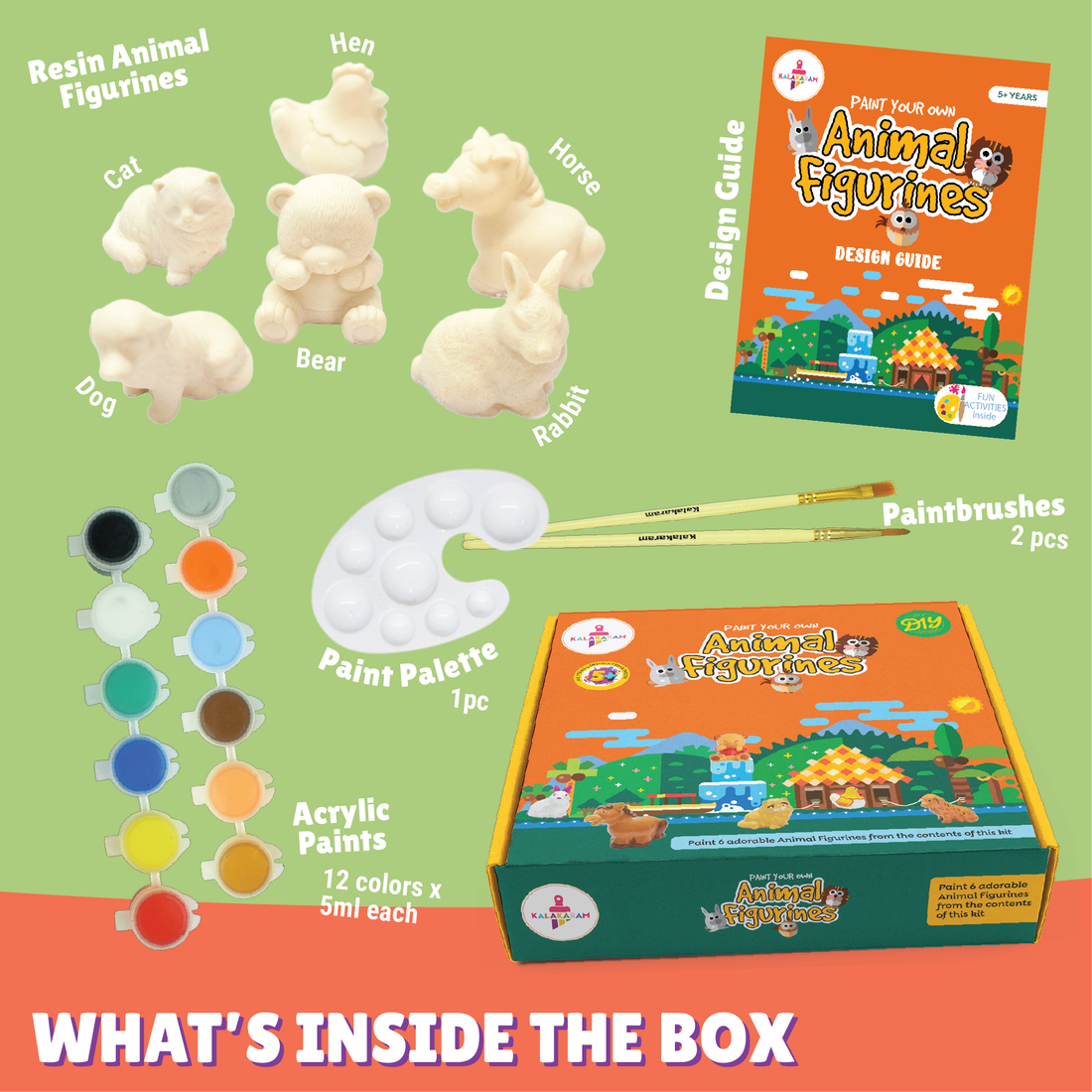 Animal Figurines Painting Kit