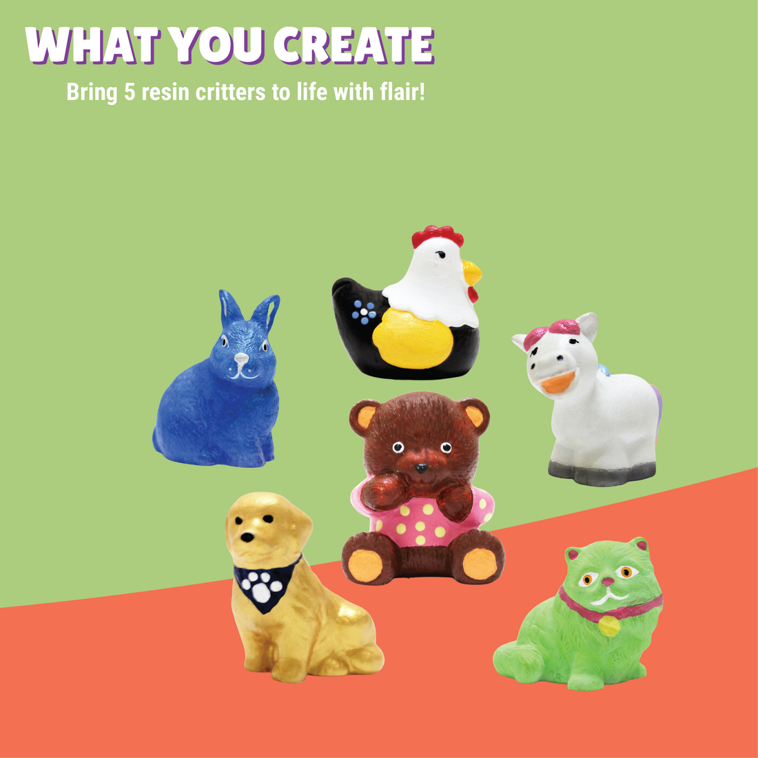 Animal Figurines Painting Kit