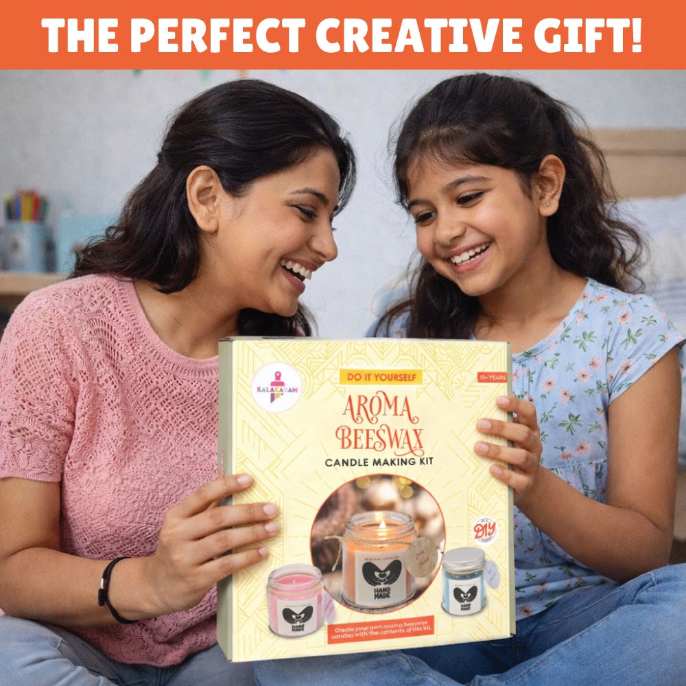 Aroma Beeswax Candle Making Kit | Natural Candles | Soothing Scents | Age: 10-14 Years