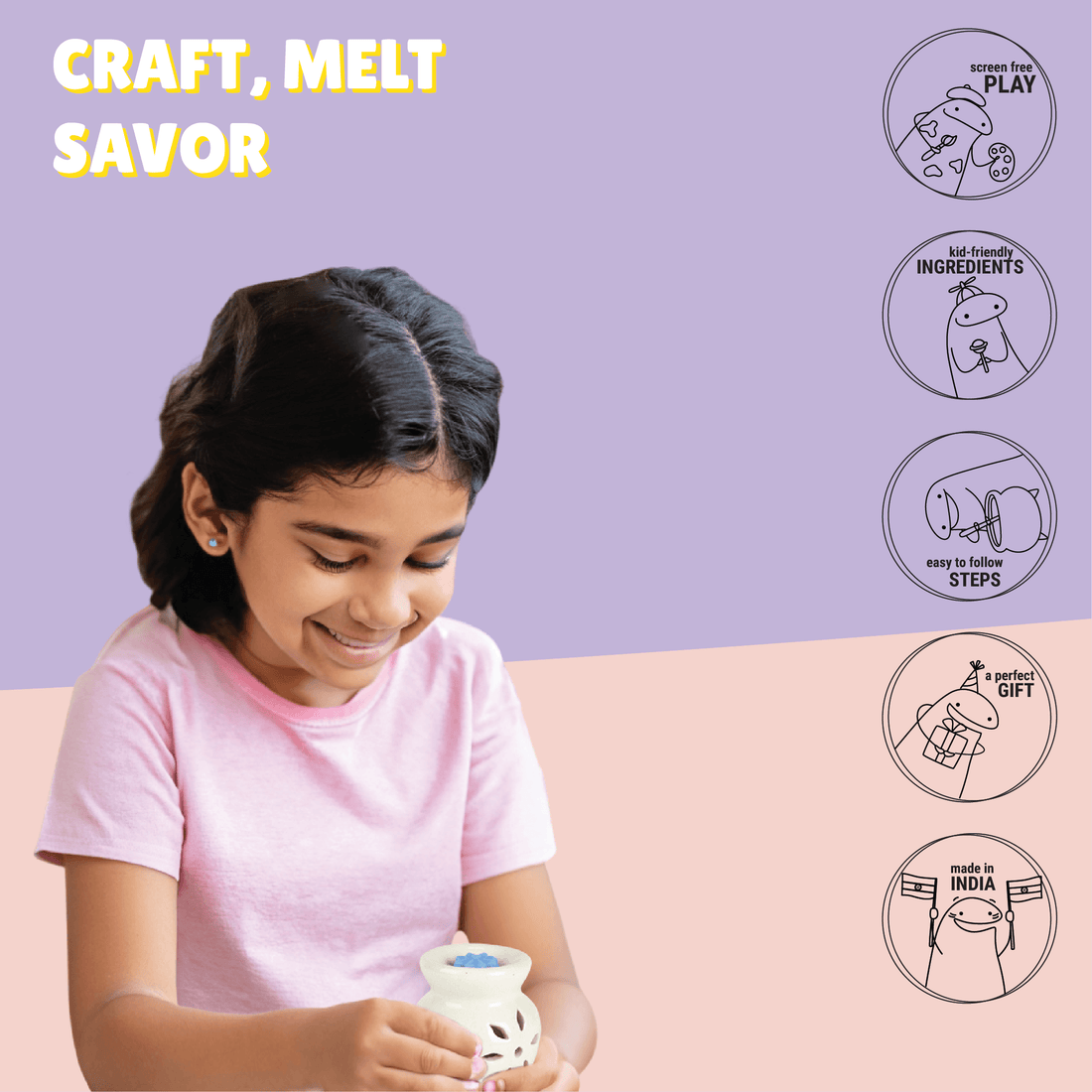 Aromatic Wax Melts Making Kit - Kalakaram