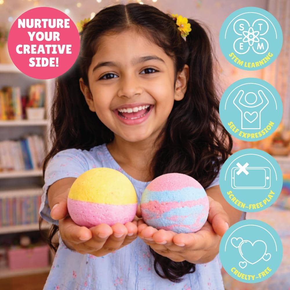 Bath Bombs Making Kit  | DIY Spa | Fizzy Fun | Age: 10-14 Years