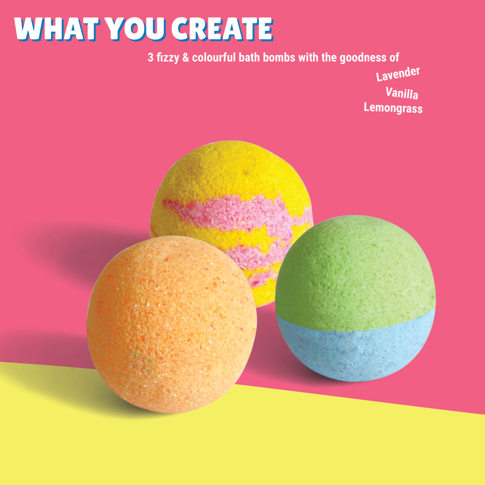 Bath Bombs Making Kit  | DIY Spa | Fizzy Fun | Age: 10-14 Years