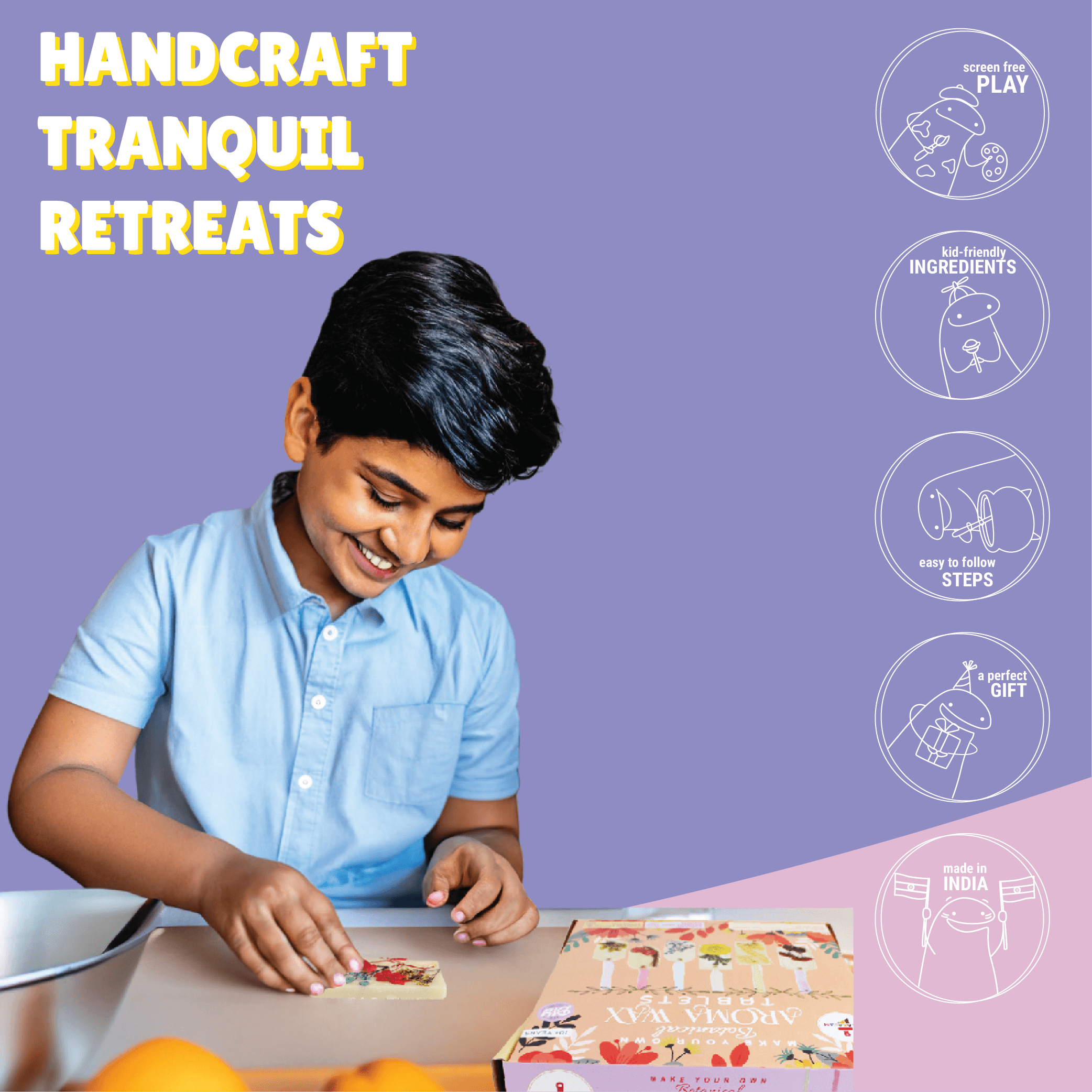 Botanical Aroma Wax Tablet Kit - Kalakaram