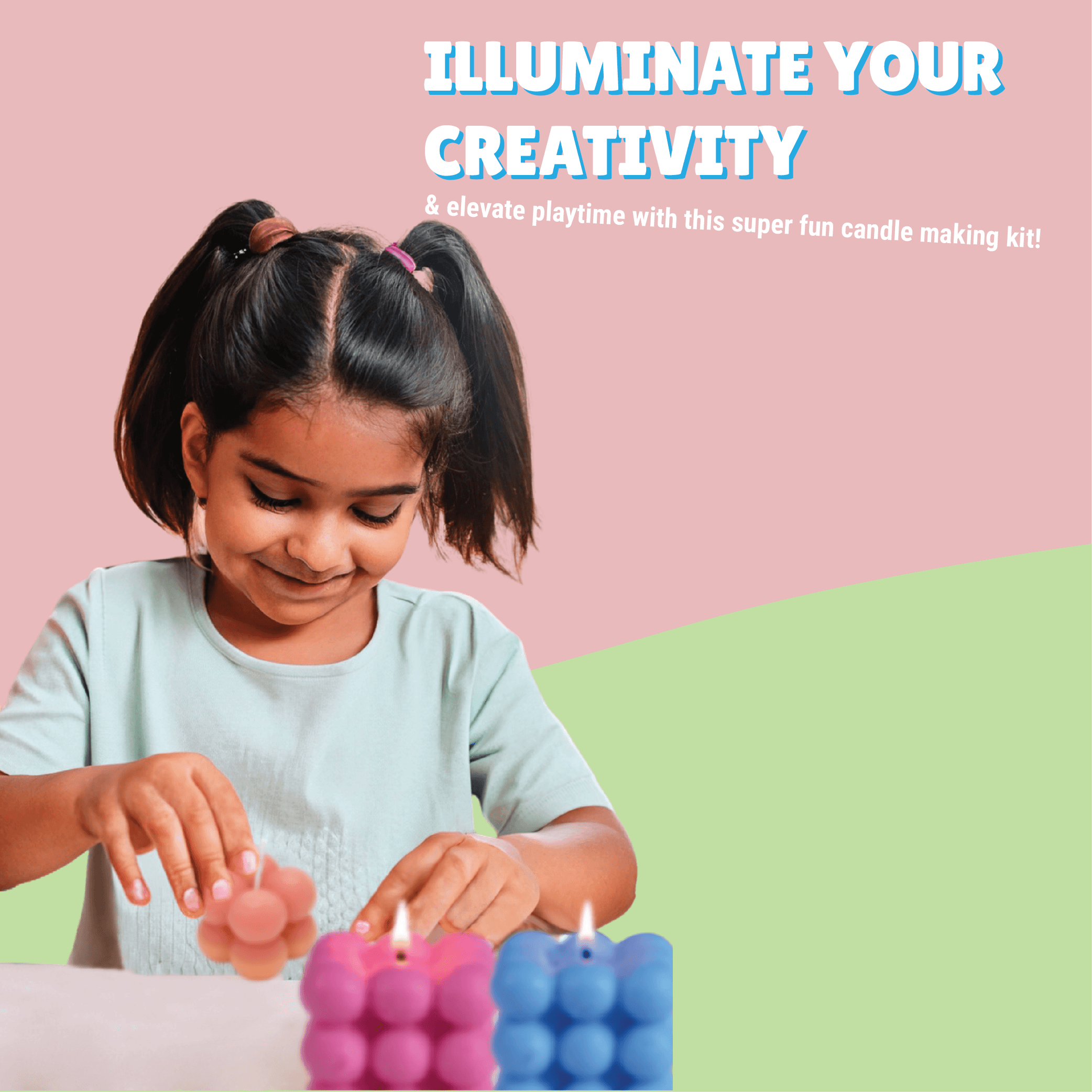 Bubble Candle Making Kit - Kalakaram