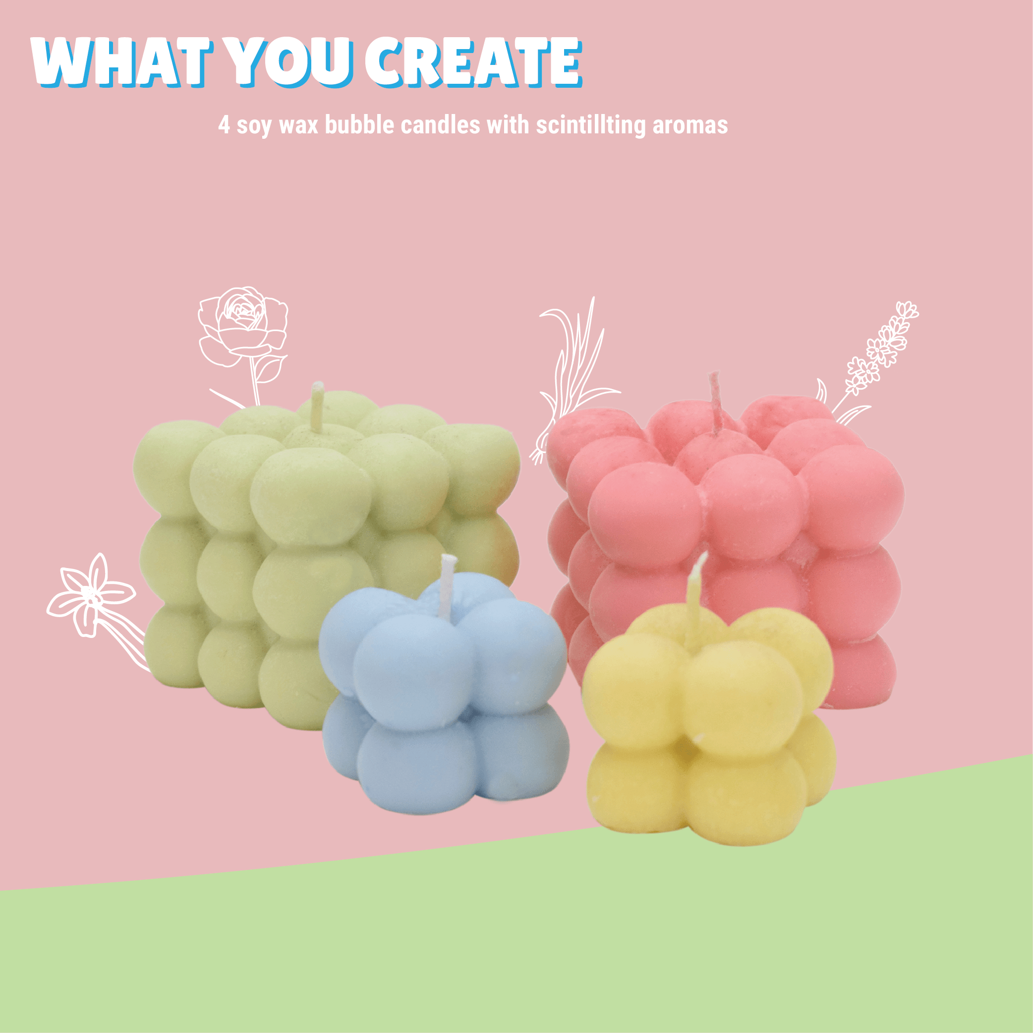 Bubble Candle Making Kit - Kalakaram