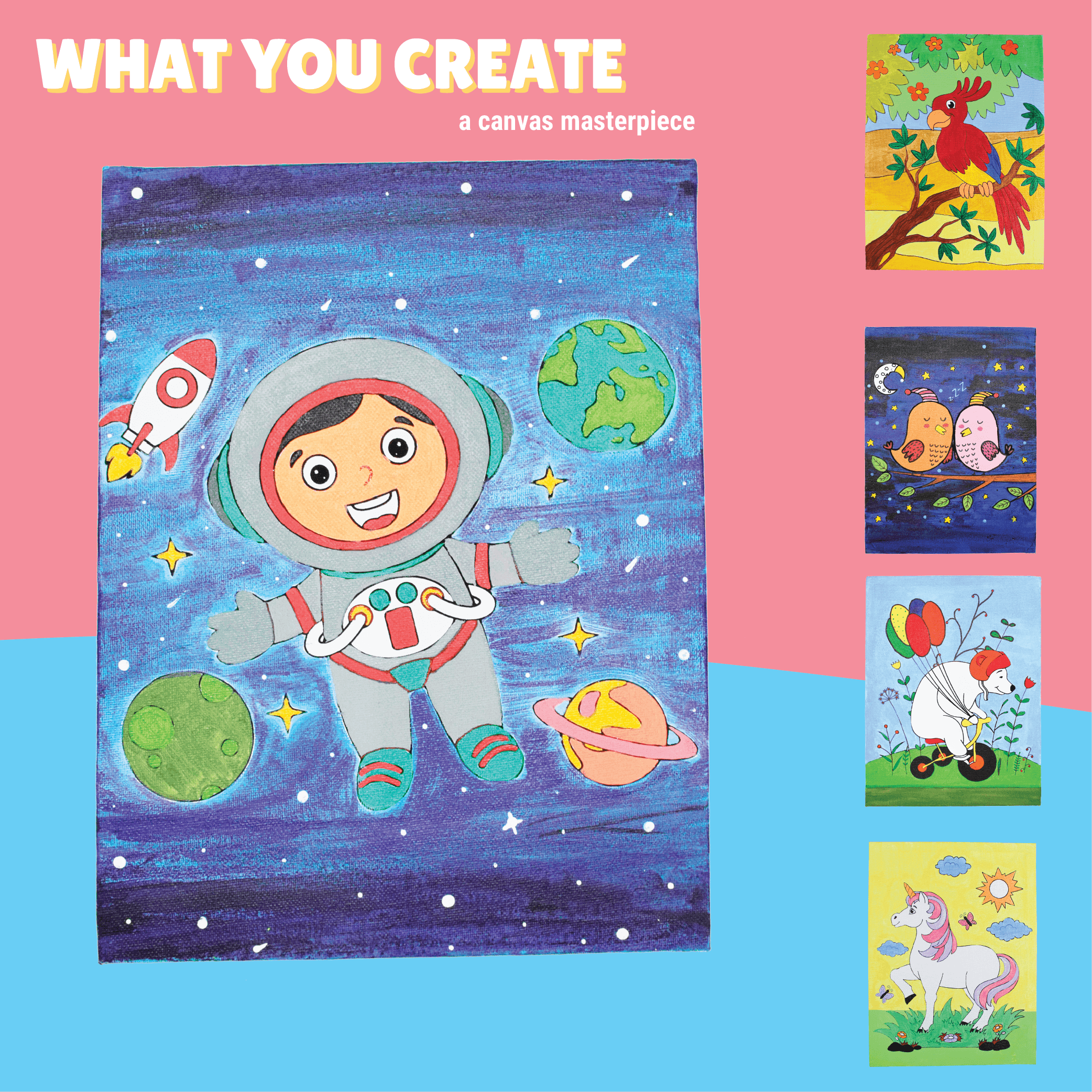 Canvas Painting Kit - Kalakaram