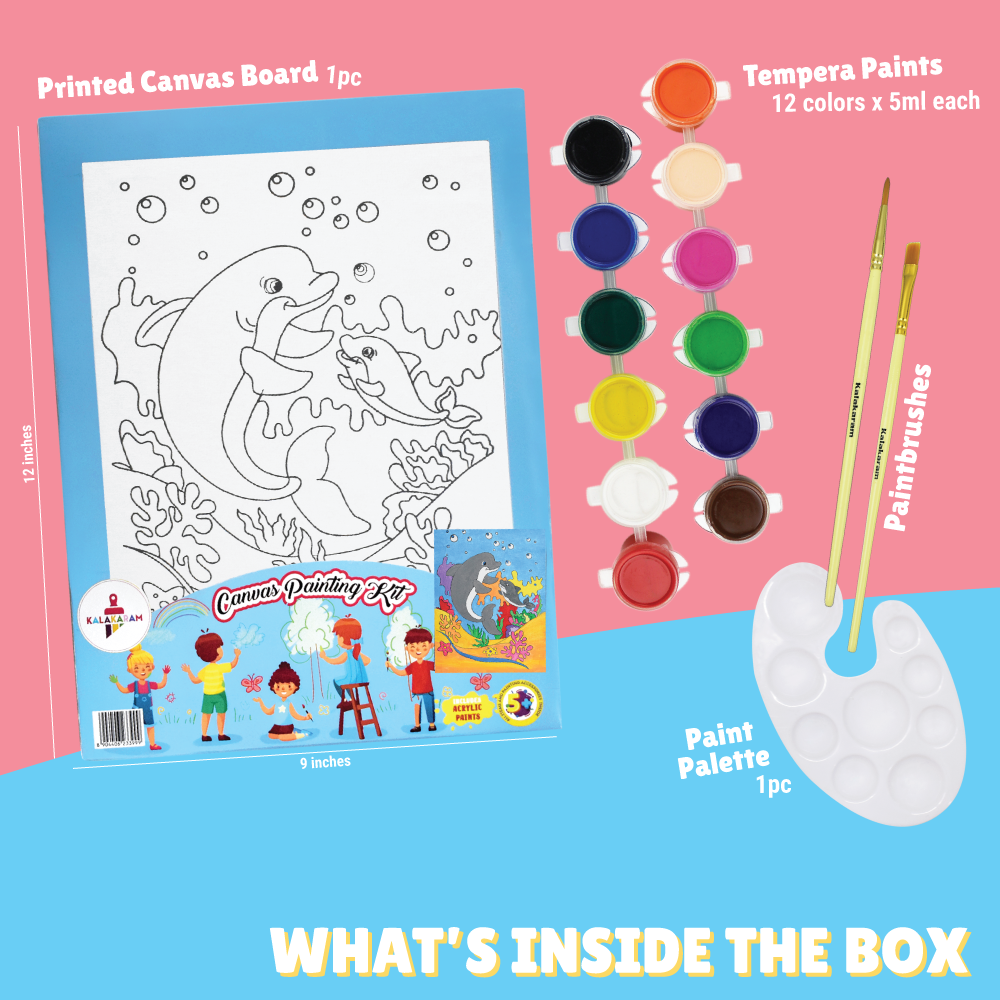 Canvas Painting Kit - Kalakaram