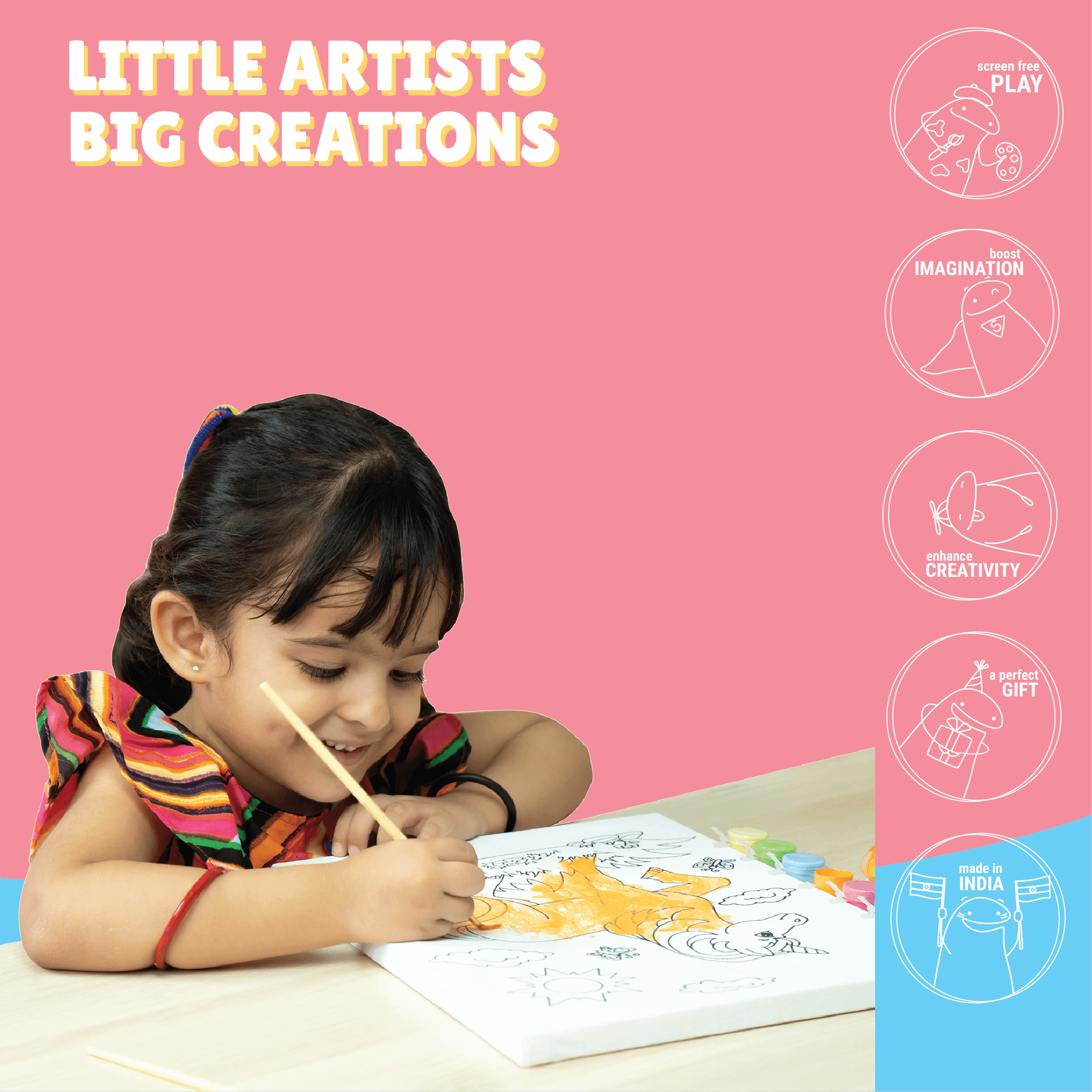 Canvas Painting Kit - Kalakaram