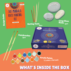 Dot Mandala Art Rock Painting Kit