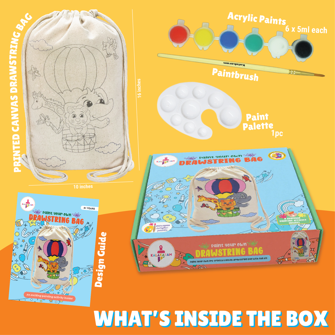 Drawstring Bag Painting Kit