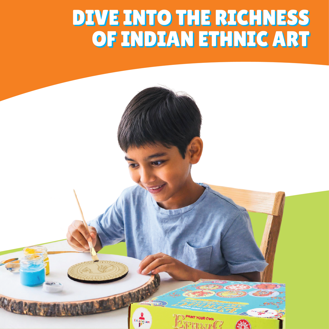 Ethnic Art Coasters Painting Kit