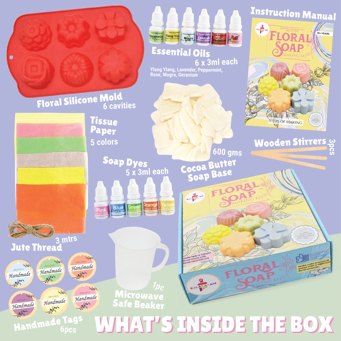 Floral Soap Making Kit