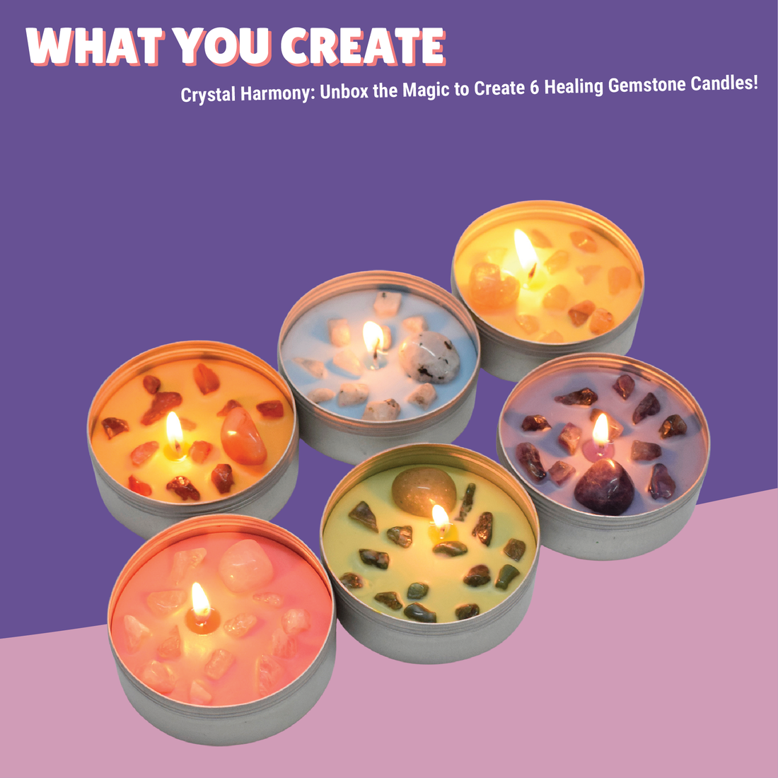 Gemstone Candle Making Kit