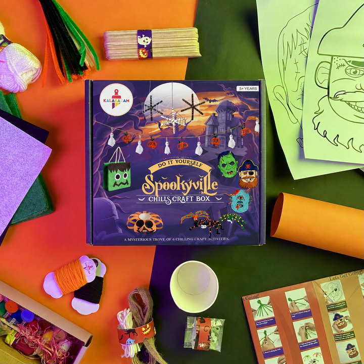 Spookyville Chills Craft Box | Halloween Fun | Festive Crafts | Age: 5-10 Years
