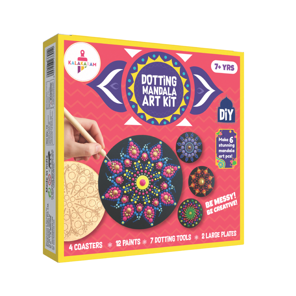 Mandala Dotting Art Kit | DIY Painting Set |  Artistic Expression | Ages: 7+ Years