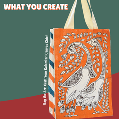 Kalamkari Canvas Bag Painting Kit
