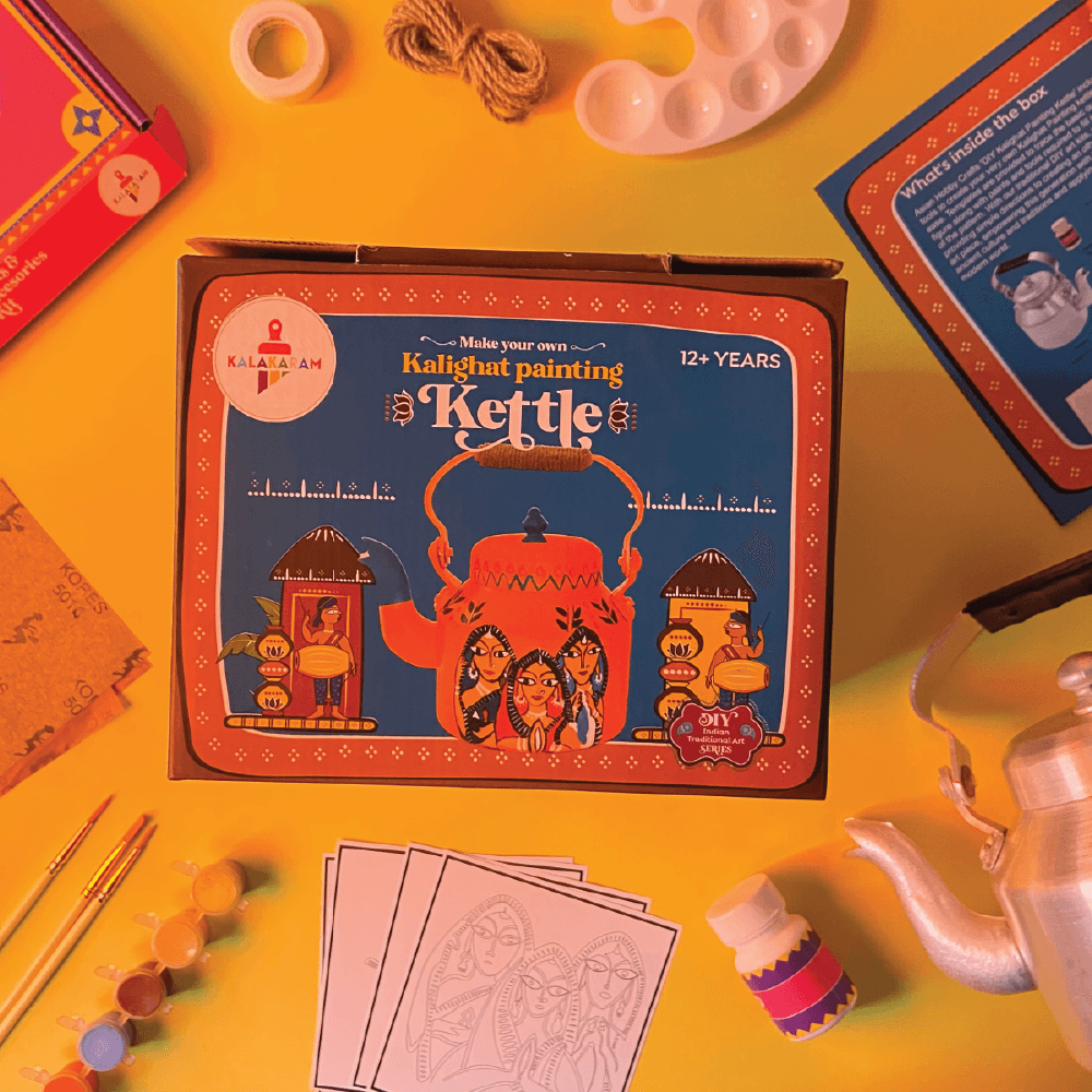 Make Your Own Kalighat Painting Kettle - Kalakaram