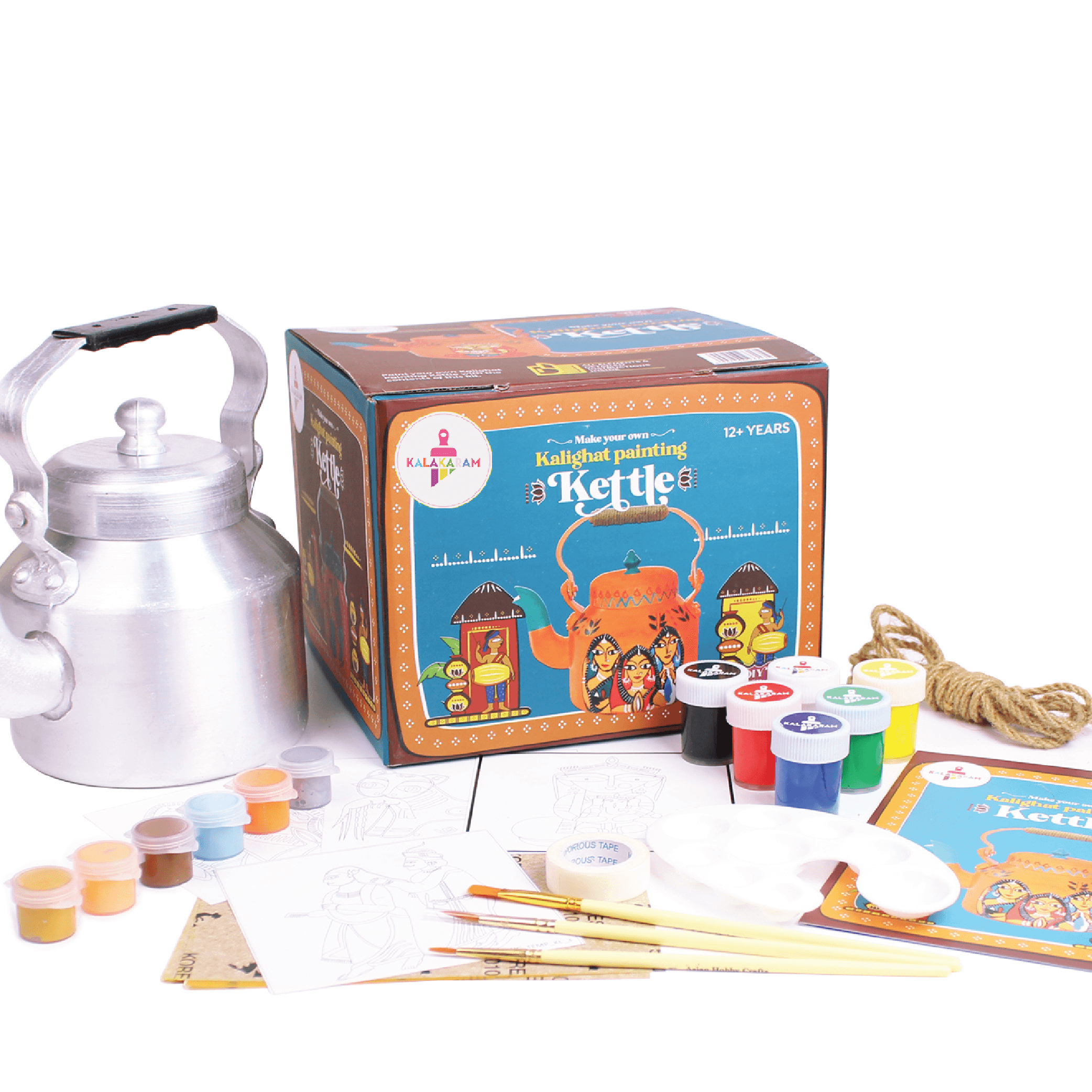 Make Your Own Kalighat Painting Kettle - Kalakaram