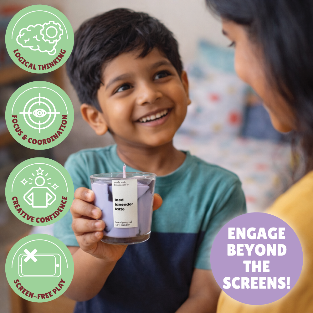 Latte Candle Making Kit | Aromatic Candles | Creative Fun | Age: 9-12 Years