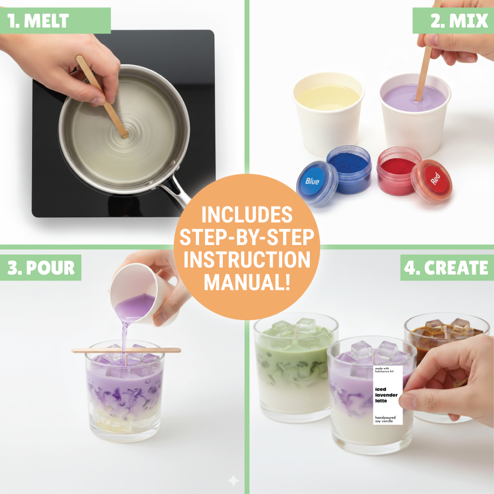 Latte Candle Making Kit | Aromatic Candles | Creative Fun | Age: 9-12 Years