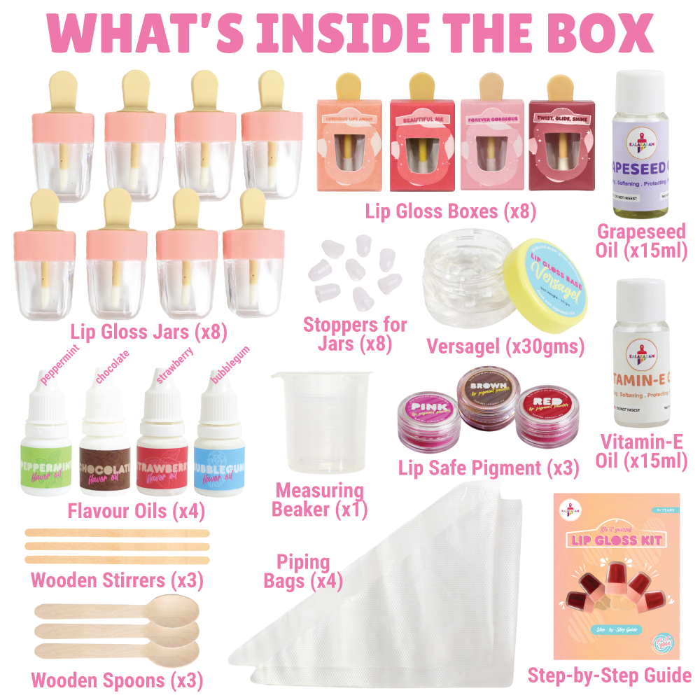 Lip Gloss Making Kit  | DIY Beauty | Creative Fun | Age: 9-12 Years